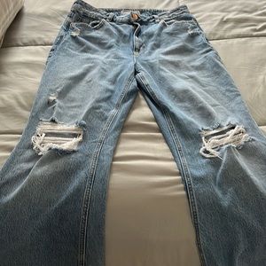 Garage brand denim distressed jeans